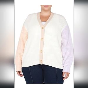 Dex Colour Blocked Cardigan